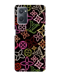 Чохол для OPPO A76 з картинкою «Неоновий мікс Nike»