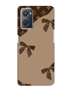Чехол для OPPO A76 с картинкой «LV — кофейный атлас»