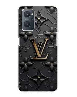 Чехол для OPPO A76 с картинкой «Кожаная текстура LV»