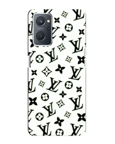 Чехол для OPPO A76 с картинкой «Монохромный хаос LV»