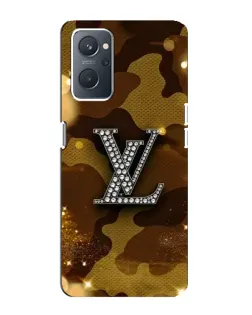 Чехол для OPPO A76 с картинкой «Камуфляжный Louis Vuitton»