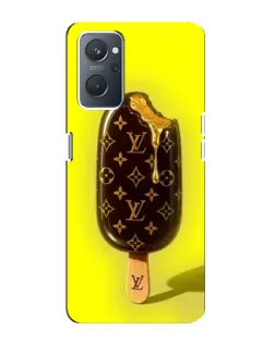 Чехол для OPPO A76 с картинкой «Мороженое от LV»
