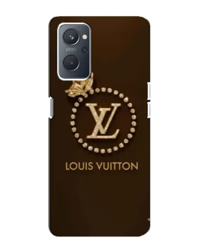 Чехол для OPPO A76 с картинкой «LV — золотая печать»