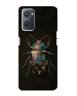 Чехол для OPPO A76 с картинкой «LV — мраморный принт»