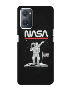 Чохол для OPPO A76 з картинкою «NASA — крокуємо по Місяцю»