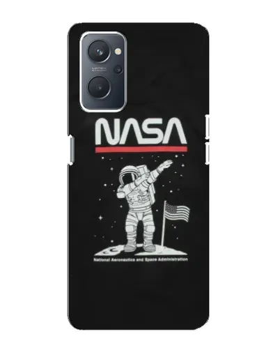 Чохол для OPPO A76 з картинкою «NASA — крокуємо по Місяцю»