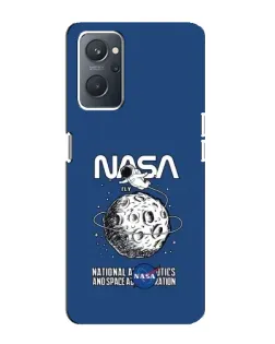 Чохол для OPPO A76 з картинкою «NASA — місячна місія»