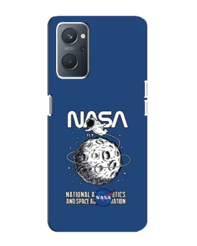 Чохол для OPPO A76 з картинкою «NASA — місячна місія»