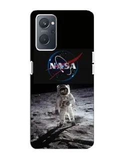 Чохол для OPPO A76 з картинкою «Астронавт на Місяці»