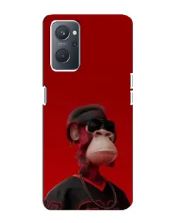 Чохол для OPPO A76 з картинкою «Bored Ape в червоному»