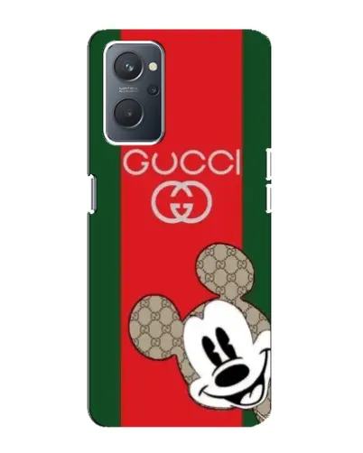 Чохол для OPPO A76 з картинкою «Gucci — смуги та Міккі»