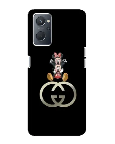 Чохол для OPPO A76 з картинкою «Мінні Маус на лого»