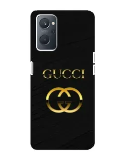 Чохол для OPPO A76 з картинкою «Золотий логотип Gucci»