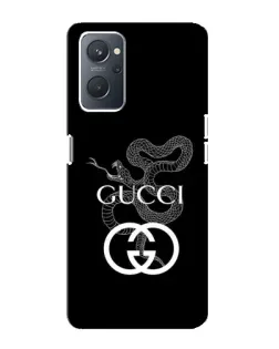 Чохол для OPPO A76 з картинкою «Gucci — срібна змія»