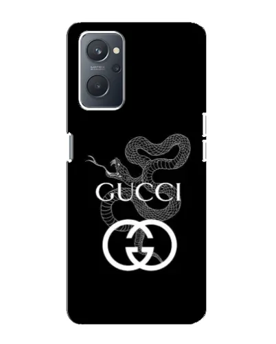 Чохол для OPPO A76 з картинкою «Gucci — срібна змія»