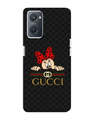 Чохол для OPPO A76 з картинкою «Мінні Маус Gucci — чорний»
