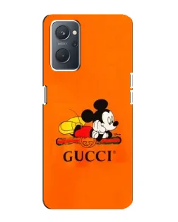 Чохол для OPPO A76 з картинкою «Міккі Маус Gucci — помаранч»