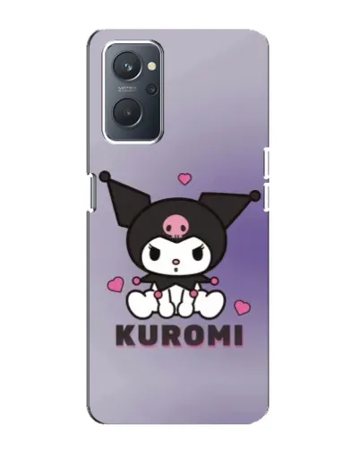 Чехол для OPPO A76 с картинкой «Kuromi — фиолетовый арт»