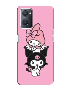 Чехол для OPPO A76 с картинкой «My Melody и Kuromi» Чехол для OPPO A76 с картинкой «My Melody и Kuromi»
