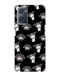 Чехол для OPPO A76 с картинкой «Черный паттерн Kuromi» Чехол для OPPO A76 с картинкой «Черный паттерн Kuromi»
