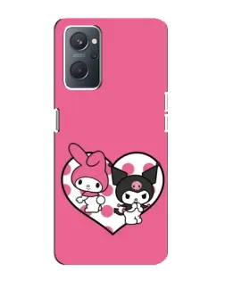 Чехол для OPPO A76 с картинкой «Kuromi и My Melody» Чехол для OPPO A76 с картинкой «Kuromi и My Melody»