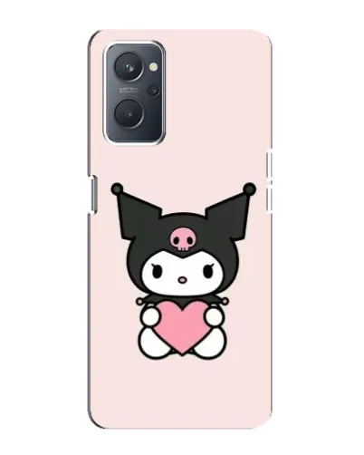 Чехол для OPPO A76 с картинкой «Kuromi и сердце»