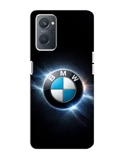 Чохол для OPPO A76 з картинкою «BMW — неонове сяйво»