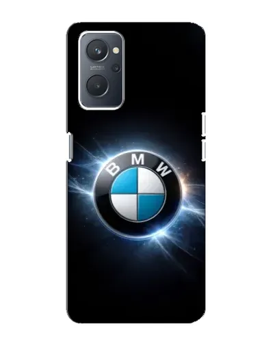 Чохол для OPPO A76 з картинкою «BMW — неонове сяйво»