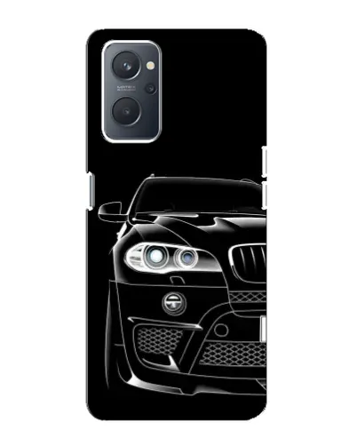 Чохол для OPPO A76 з картинкою «Темний силует BMW»