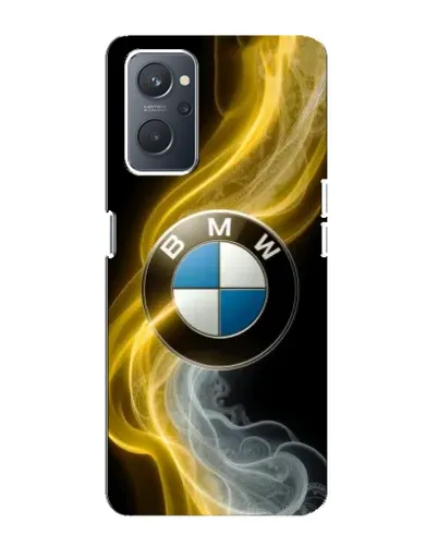 Чохол для OPPO A76 з картинкою «Золотистий дим BMW»