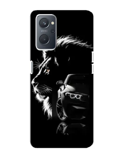 Чохол для OPPO A76 з картинкою «BMW та лев»