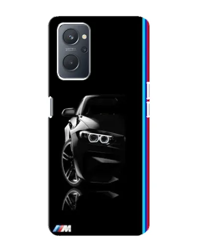 Чохол для OPPO A76 з картинкою «Силует BMW в темряві»