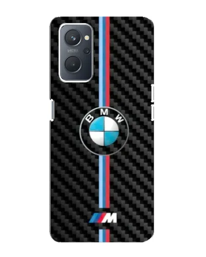 Чохол для OPPO A76 з картинкою «Емблема BMW та карбон»