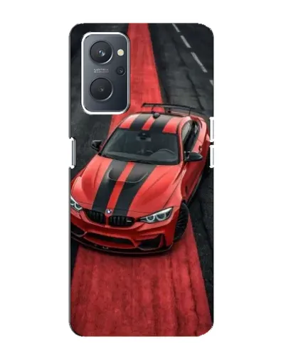 Чохол для OPPO A76 з картинкою «BMW на червоній доріжці»