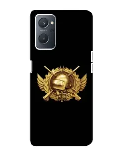 Чехол для OPPO A76 с картинкой «PUBG — оранжевый градиент»