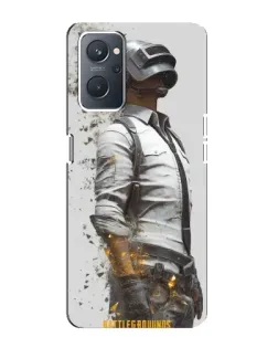 Чехол для OPPO A76 с картинкой «PUBG — боец в пыли»