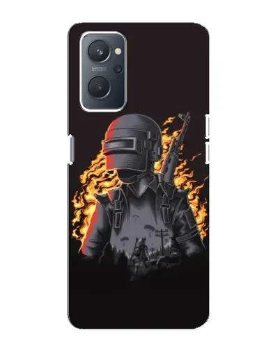 Чехол для OPPO A76 с картинкой «PUBG — огненный силуэт» Чехол для OPPO A76 с картинкой «PUBG — огненный силуэт»