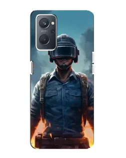 Чехол для OPPO A76 с картинкой «PUBG — реалистичный герой»