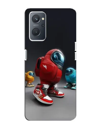 Чехол для OPPO A76 с картинкой «Among Us — 3D стиль»