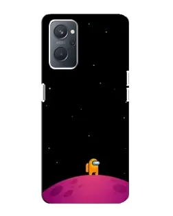Чехол для OPPO A76 с картинкой «Одинокий герой на планете»