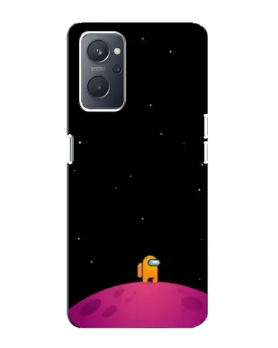 Чехол для OPPO A76 с картинкой «Одинокий герой на планете»