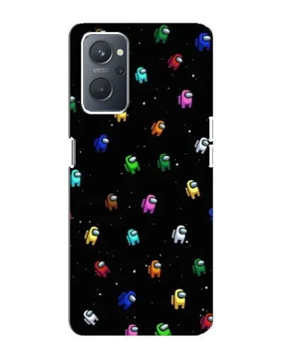 Чехол для OPPO A76 с картинкой «Экипаж Among Us»
