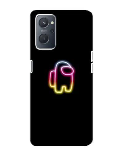 Чехол для OPPO A76 с картинкой «Among Us градиент»