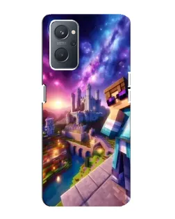 Чехол для OPPO A76 с картинкой «Стив и космос»