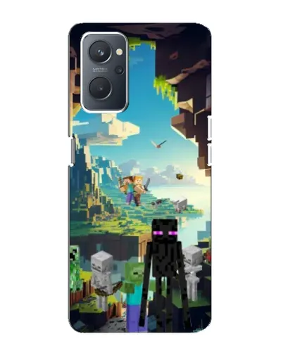 Чехол для OPPO A76 с картинкой «Эндермен в лесу» Чехол для OPPO A76 с картинкой «Эндермен в лесу»