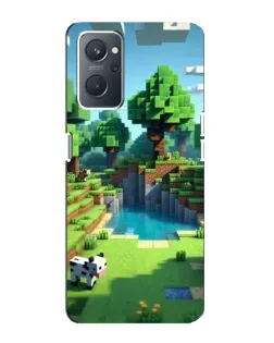 Чехол для OPPO A76 с картинкой «Minecraft летний день»