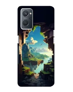 Чехол для OPPO A76 с картинкой «Вид из пещеры»