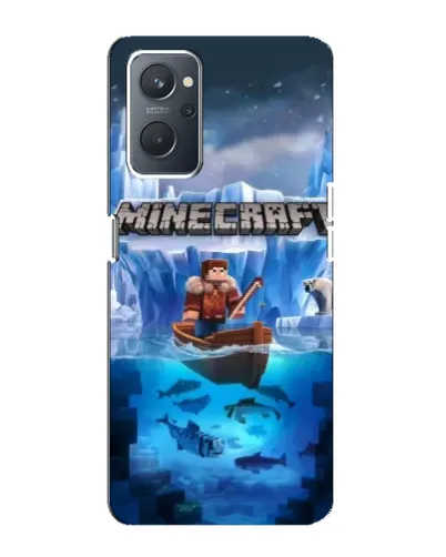 Чехол для OPPO A76 с картинкой «Minecraft ледяной мир» Чехол для OPPO A76 с картинкой «Minecraft ледяной мир»