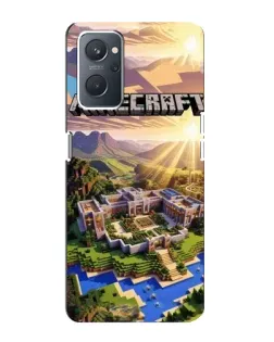 Чехол для OPPO A76 с картинкой «Minecraft панорама»