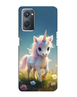 Чохол для OPPO A76 з картинкою «Єдиноріг на галявині»